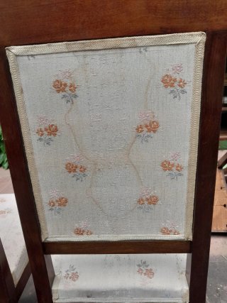 5 Sillas Antiguas Tapizadas