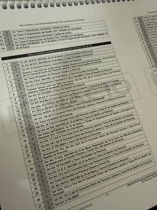 Cuestionarios TEST INSTITUCIONES PENITENCIARIAS