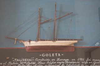 Metopa de barco Goleta.