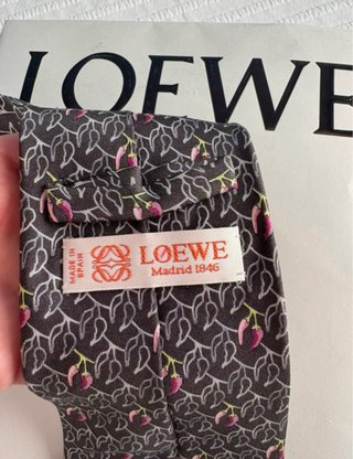 Corbata Loewe Vintage Estampada