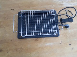 Barbacoa eléctrica metal y plástico