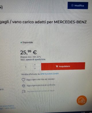 Ammortizzatore cofano bagagli Frankberg 5481FB0047