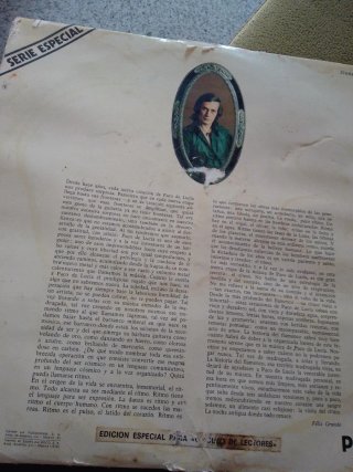 Vinilo Paco de Lucía - Almoraima