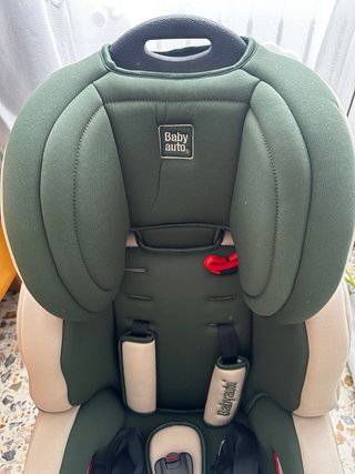 Silla de coche Babyauto verde y beige