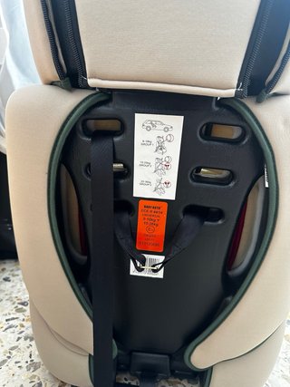 Silla de coche Babyauto verde y beige