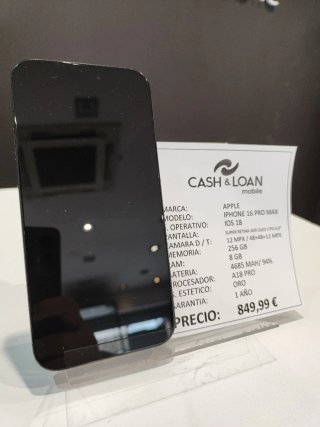 IPhone 16 Pro Max 256GB Negro