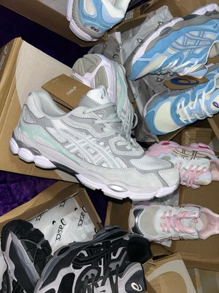 ASICS Zapatillas Deportivas Azul y Blanco