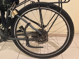 Bicicleta Eléctrica con Portaequipajes