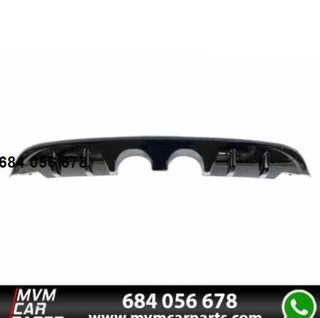 Difusor Trasero Volkswagen Golf 6 look R20 Negro B