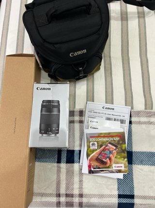 Canon EOS 1200D + 2 objetivos + trípode + bolsa