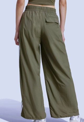 Pantalones balloon / wide leg Adidas verdes
