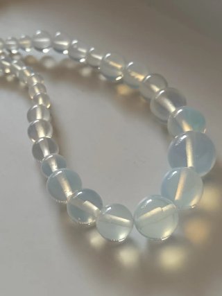 Collana opalescente perle