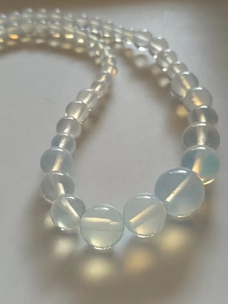 Collana opalescente perle