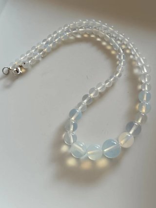 Collana opalescente perle