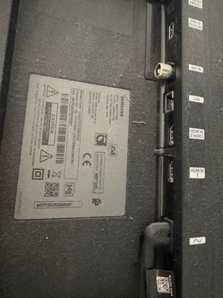 Televisión Samsung Smart TV Negra 55 pulgadas