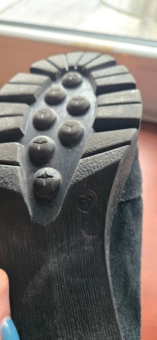 Zapatos de tacón negros talla 38