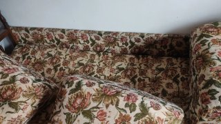 Sofá cama vintage floral 200x90