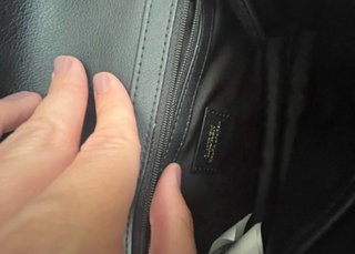 Bolso Negro Ralph Lauren Cadena Dorada
