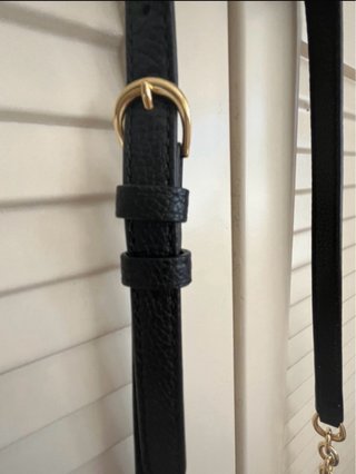 Bolso Negro Ralph Lauren Cadena Dorada