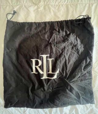 Bolso Negro Ralph Lauren Cadena Dorada