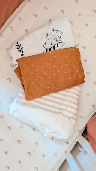 Cuna madera blanca Ikea Sundvik + colchón y acceso