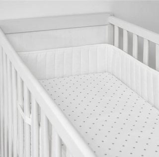 Cuna madera blanca Ikea Sundvik + colchón y acceso