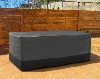 Tavolo in legno e ferro 250x120 + 8 sedie + copertura