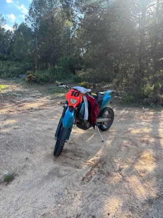 KTM 450 EXC Supermotard Azul/Naranja