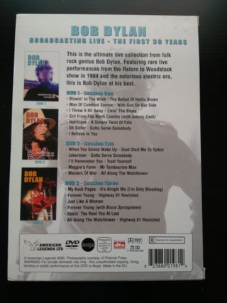 Bob Dylan 3DVD Broadcasting Live