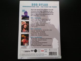Bob Dylan 3DVD Broadcasting Live