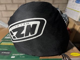 Casco Moto NZI Talla XL Negro/Verde/Blanco