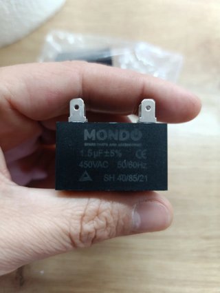 Condensador Mondo 1.5 µF 450VAC