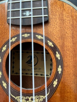 Ukelele con funda