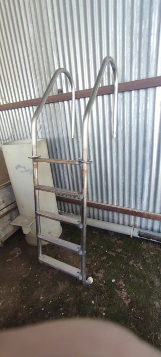 Escalera Piscina Acero Inoxidable 5 Peldaños