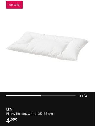 Pack IKEA bebé: almohada, edredón y ropa de cama