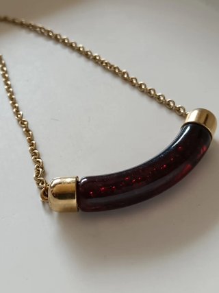 Collana d'epoca con pendente