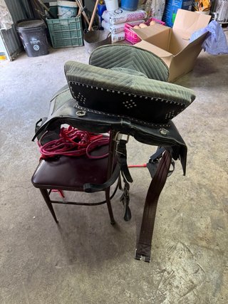 Silla para poni acolchada