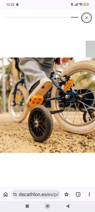 Ruedines Btwin Decathlon para niño