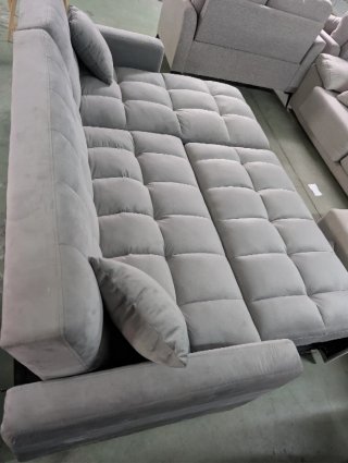 Sofá Cama Chaise Longue Gris