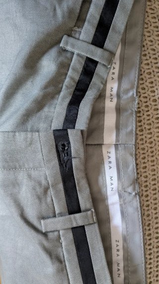 Traje Zara Man Gris Plateado