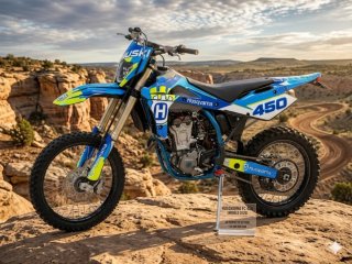 Husqvarna FC 450 Motocross Azul/Amarillo