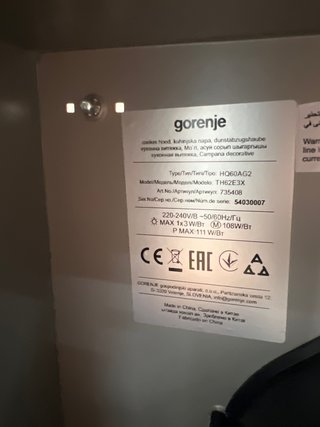 Campana Extractora Gorenje