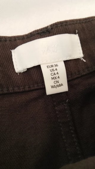 Pantalón vaquero marrón H&M