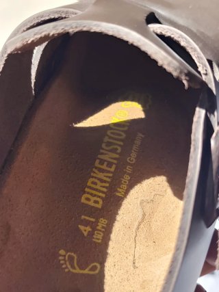 Sandalias Birkenstock Cuero Marrón