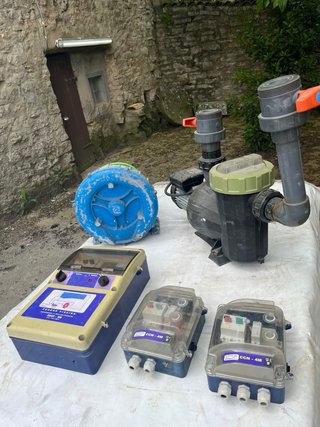Pack Piscina Completo  Escucho ofertas es muy pote