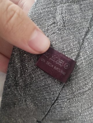 Corbata MACORI 100% Seda Gris