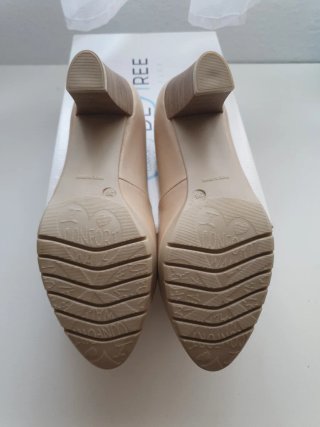 Zapatos De Tree vestir crema talla 36