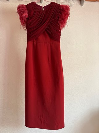 Vestido Fiesta Victoria Burdeos