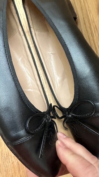 Bailarinas Chanel Piel Negra Talla 38