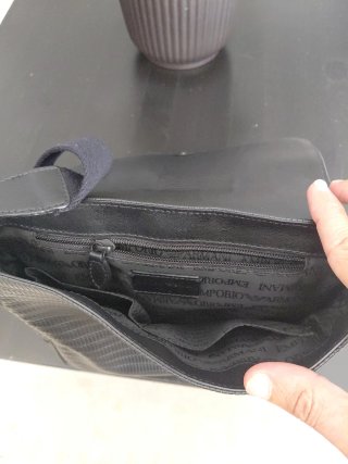 Borsa a mano Emporio Armani nera